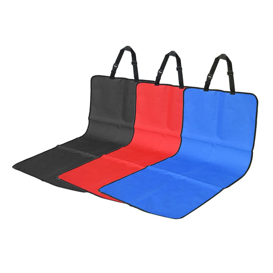 Foldable Car Pet Seat Pad Waterproof Dirt Resistant Solid Color Cars Rear Seats Cushions Pet Cat Dog Carrier Mat Seat Cover