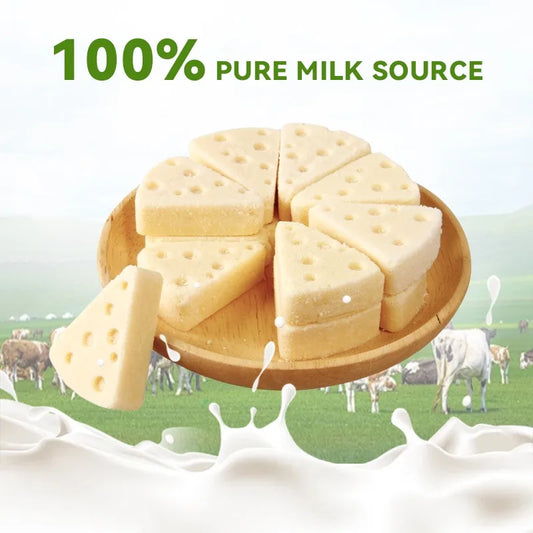 Cat Dog Snacks Freeze-dried Cheese Calcium Supplement Milk Tablets Nutritious Probiotics Promote Intestinal Digestion Pet Food