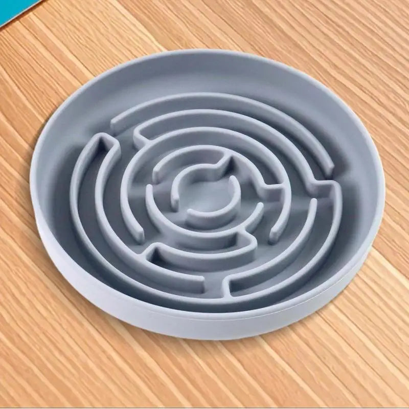Slow Feeder Dog Bowls Puzzle Slow Feeder Maze Dog Bowl Suction Cup Base Anti-Choking Pet Supplies Interactive Toys For Large To