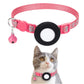 Pet Cat GPS  Tracking  with Holder Reflective Cat Collar with Bell Ring Locator Pet Accessories  paw
