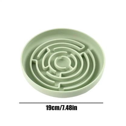 Slow Feeder Dog Bowls Puzzle Slow Feeder Maze Dog Bowl Suction Cup Base Anti-Choking Pet Supplies Interactive Toys For Large To