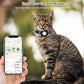 Pet Cat GPS  Tracking  with Holder Reflective Cat Collar with Bell Ring Locator Pet Accessories  paw