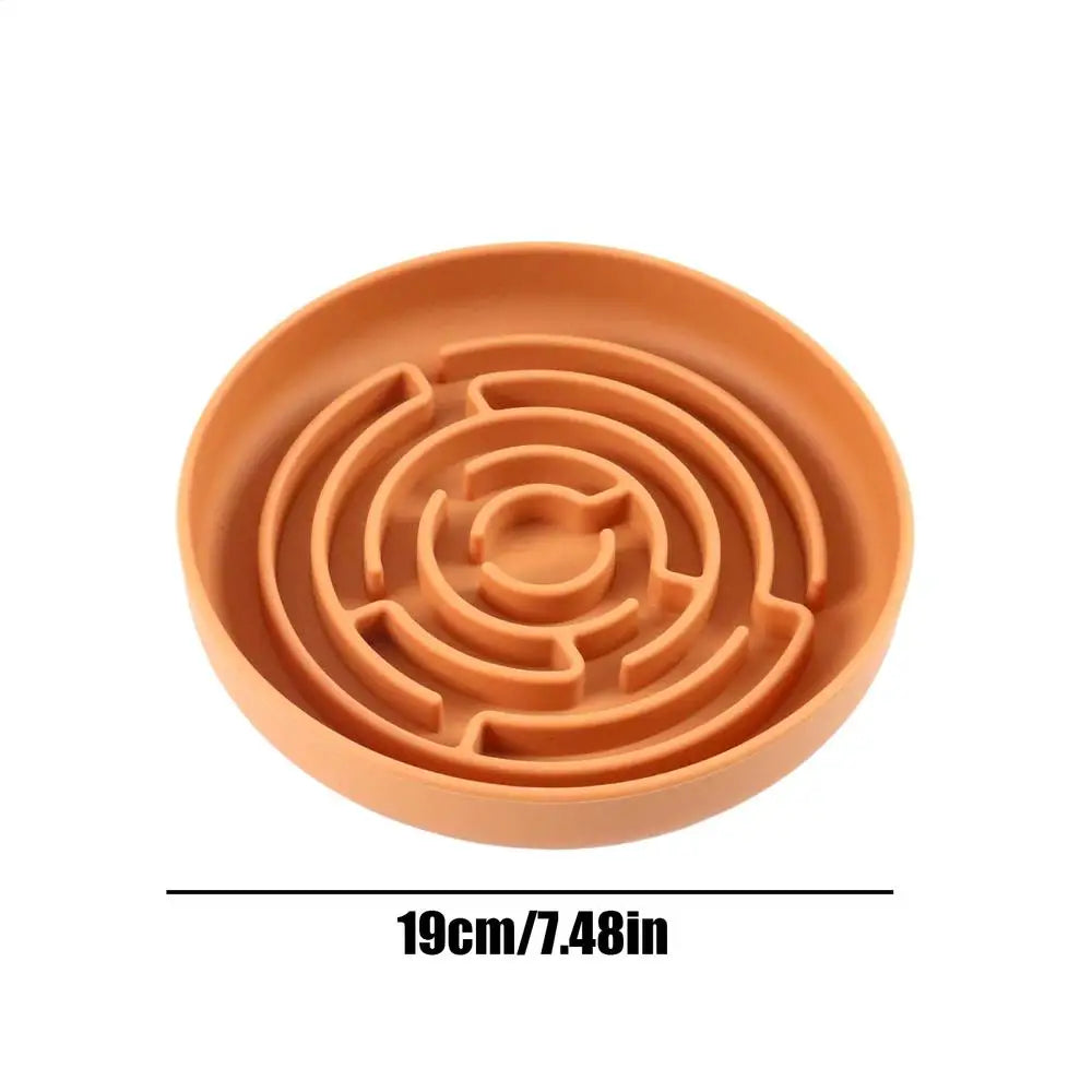Slow Feeder Dog Bowls Puzzle Slow Feeder Maze Dog Bowl Suction Cup Base Anti-Choking Pet Supplies Interactive Toys For Large To